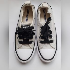 Converse All ☆ Star Low-Top Black Lace-Up Sneakers Size 5